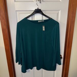 NWT Avenue Teal Women's Blouse